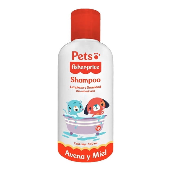 Shampoo para Mascota Pets&More Fisher-Price Limpieza y Suavidad Avena y Miel 500 ml