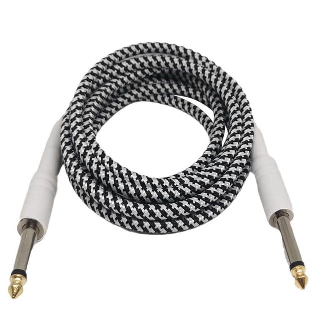 ziyahi 6.35mm Guitar Cable Noise Reduction for Deep Bass Musical Instruments 1Meter