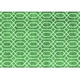 thumbnail image 1 of Ahgly Company Indoor Rectangle Abstract Emerald Green Contemporary Area Rugs, 7' x 10', 1 of 4