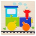 thumbnail image 2 of Wooden 3D Puzzle Tangram Shapes Learning Cartoon Animal Intelligence Puzzle Toys, 2 of 6