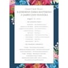 Woodland Floral Standard Program Card