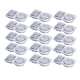 thumbnail image 1 of Contenedores de condimentos,Contenedor de condimentos de doble compartimento,Recipientes para refrigerios de doble condimento con tapas,Juego de cajas de refrigerios portátiles para tazas de, 1 of 9