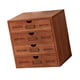 thumbnail image 5 of Organizador de escritorio con 4 cajones Gabinete de almacenamiento de escritorio Cajas decorativas de almacenamiento para el dormitorio, 5 of 9