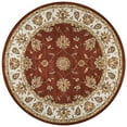thumbnail image 3 of Rizzy Rugs Volare Area Rug VO1244 Rust Bordered Vines 8' x 8' Round, 3 of 4