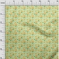 thumbnail image 3 of oneOone Cotton Poplin Twill Lime Fabric Coffeeinated & Vaccinated Dress Material Fabric Print Fabric By The Yard 56 Inch Wide, 3 of 4