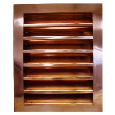 

Thunderbird WLV2448J Copper W24in x H48in Louvered Gable End Vent Stucco Mount
