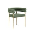 thumbnail image 1 of Ellora Dining Chair, Set of 2, Green/Gold, 1 of 3