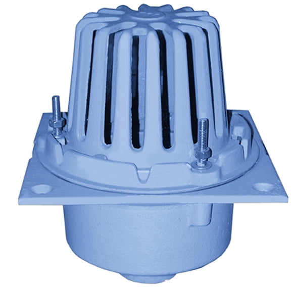 Jones Stephens R19204 4 Nh Roof Drain - Blue