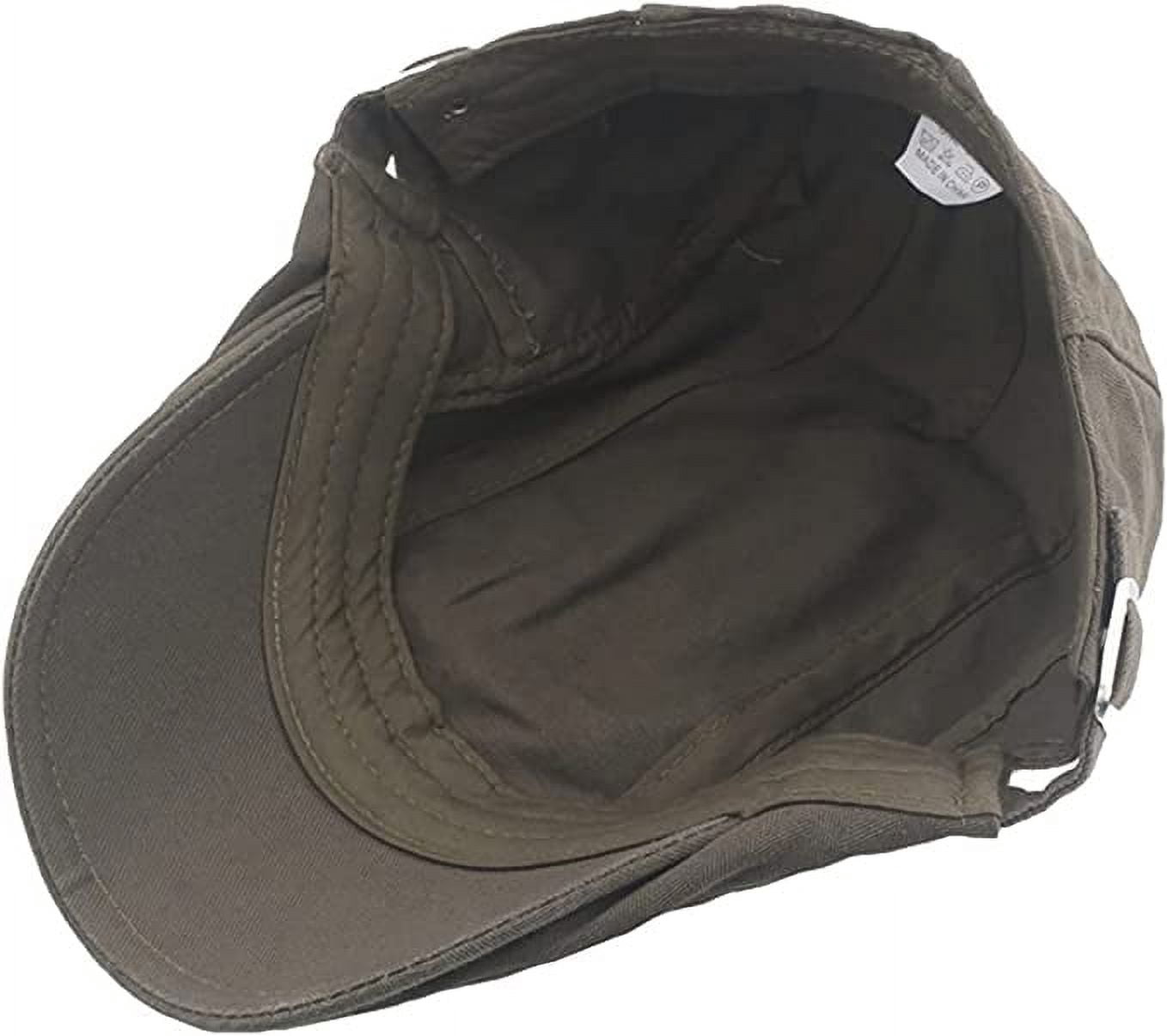 Gorra Plana Vintage Unisex De Pana - Ajustable 56-61 Cm | Boina Moderna Para Hombre Y Mujer | Estilo Retro Con Rayas