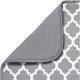 thumbnail image 3 of Alfombrilla de secado de platos de microfibra absorbente y reversible para cocina, 16 pulgadas x 18 pulgadas, enrejado blanco (497401), 3 of 5
