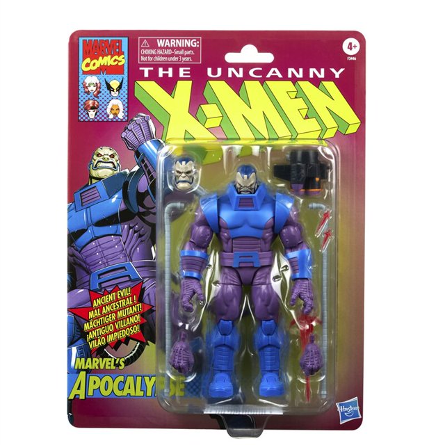 100% serie Original de Marvel Legends The Uncanny x-men Apocalypse Retro modelo de figura de acción de 6 pulgadas juguete coleccionable regalo de cumpleaños Gao Jinjia LED