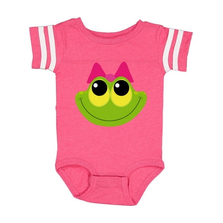 

Inktastic Frog Face girl Gift Baby Girl Bodysuit