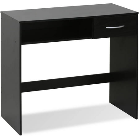 desk computer jaya espresso furinno drawer study walmart