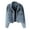 Blue, variant on Vedolay Women's Denim Jackets Womens Cropped Denim Jacket Button Down Long Sleeve Fitted Jean Coat,Blue S