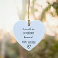 thumbnail image 2 of UYUH Heart Ornament Sweet Neighbor Gift Porcelain Keepsake with Message Housewarming, Friendship, Long-Distance Thoughtful Present‌, 2 of 3