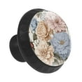 thumbnail image 2 of 12 Pack Round Glass Drawer Knobs For Kitchen Cabinet With Screws, Vintage Seamless Floral Pattern Crystal Diamond Shaped Cupboard Knobs For Kitchen Office Bathroom, 2 of 6