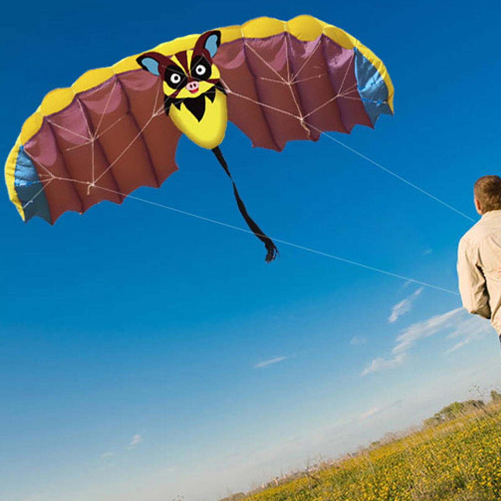 LeeQinersw Cerf-volant Souple Parafoil Jouets Volants Cerf-volant De Plage Avec Ficelle De