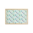 thumbnail image 1 of Ladybugs Wall Art with Frame, Colorful Daisies Ladybirds Image Luck Charm Discover Your True Self Concept, Printed Fabric Poster for Bathroom Living Room, 35" x 23", Multicolor, by Ambesonne, 1 of 2