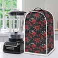 thumbnail image 5 of HELLHERO Red Rose Spider Web Black There is only one dust cover Food Processor Cover with Proof Stain Multifunctional Blender Protection Home Kitchen, 5 of 6