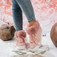 thumbnail image 6 of Willtoo Winter Women's Snow Boots Short Barrel, Fleece Lined Thickened Boots for Cold Weather Pink, 6 of 6