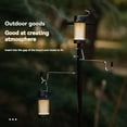 thumbnail image 2 of Outdoor Camping Desktop Atmosphere Light Portable Camping Decorative Lights Retro Camp Tent Light Hanging Lamp A, 2 of 10