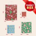 thumbnail image 3 of SYNCFUN 24 Pcs Christmas Gift Bags Assorted Sizes with Handles for Xmas Holiday Present Wrap Décor, Kraft Goody Bags, School Classroom Party Favor Supplies, Goodie Bags Decoration, 3 of 9