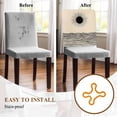 thumbnail image 5 of Abstract Sun Ocean Chair Covers Set of 1 Modern Art Chair Back Covers Stretch Removable Washable Chairs Slipcovers Chair Protector for Dining Room Kitchen Party Decor, 5 of 5