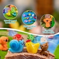 thumbnail image 5 of 120pcs Mini Resin Animals 120 Styles Variety Tiny Animals Figures Miniature Little Small Animal Figurines Bulk for Micro Fairy Garden Landscape Accessories Hide Crafts Decor Aquarium, 5 of 9
