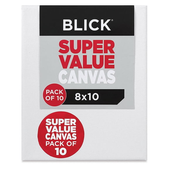 Blick Super Value Canvas Pack - 8" x 10", Pkg of 10