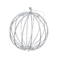 thumbnail image 3 of Adorno colgante para árbol de Navidad, decoración navideña, purpurina decorativa, fiesta Bola de plata, 3 of 9