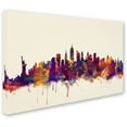 thumbnail image 2 of Trademark Fine Art "New York City Skyline" Canvas Art by Michael Tompsett, 2 of 3