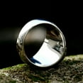 thumbnail image 3 of K-KED Vintage Viking Compass Runes Ring Stainless Steel Men's Round Signet Biker Ring-9, 3 of 6
