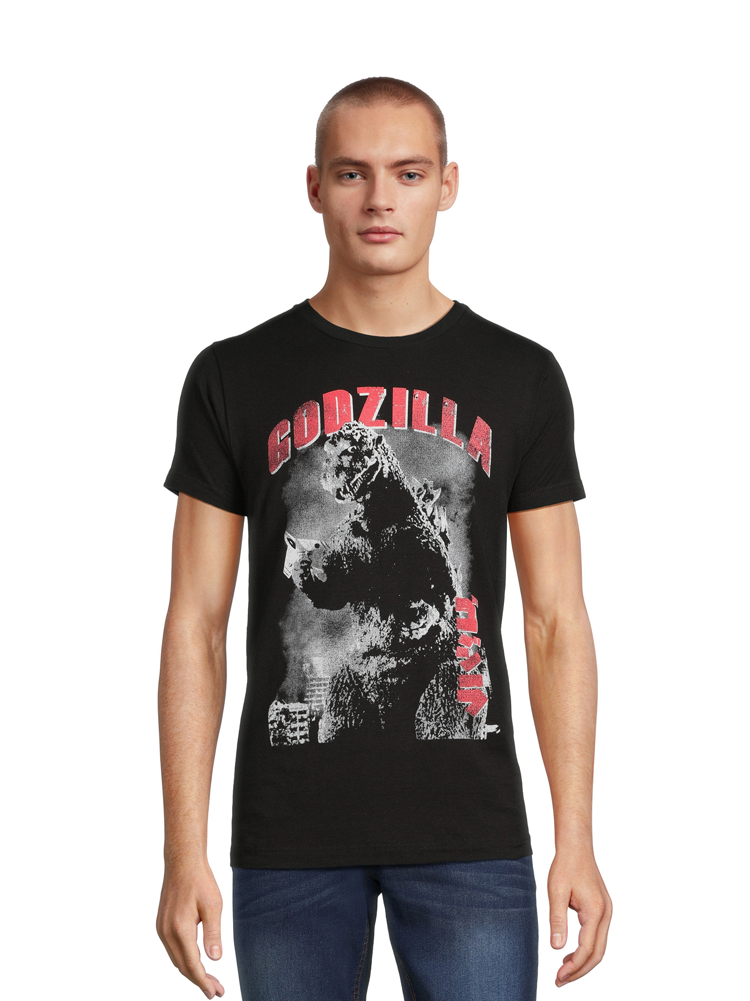 Godzilla Men's and Big Men's Graphic Tee Shirt, Sizes S-3XL