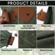 thumbnail image 3 of Bolsas para recoger frutas al aire libre, bolsa plegable para cinturón de cuero con cordón, bolsa multiusos para acampar, senderismo, herramientas, 3 of 5