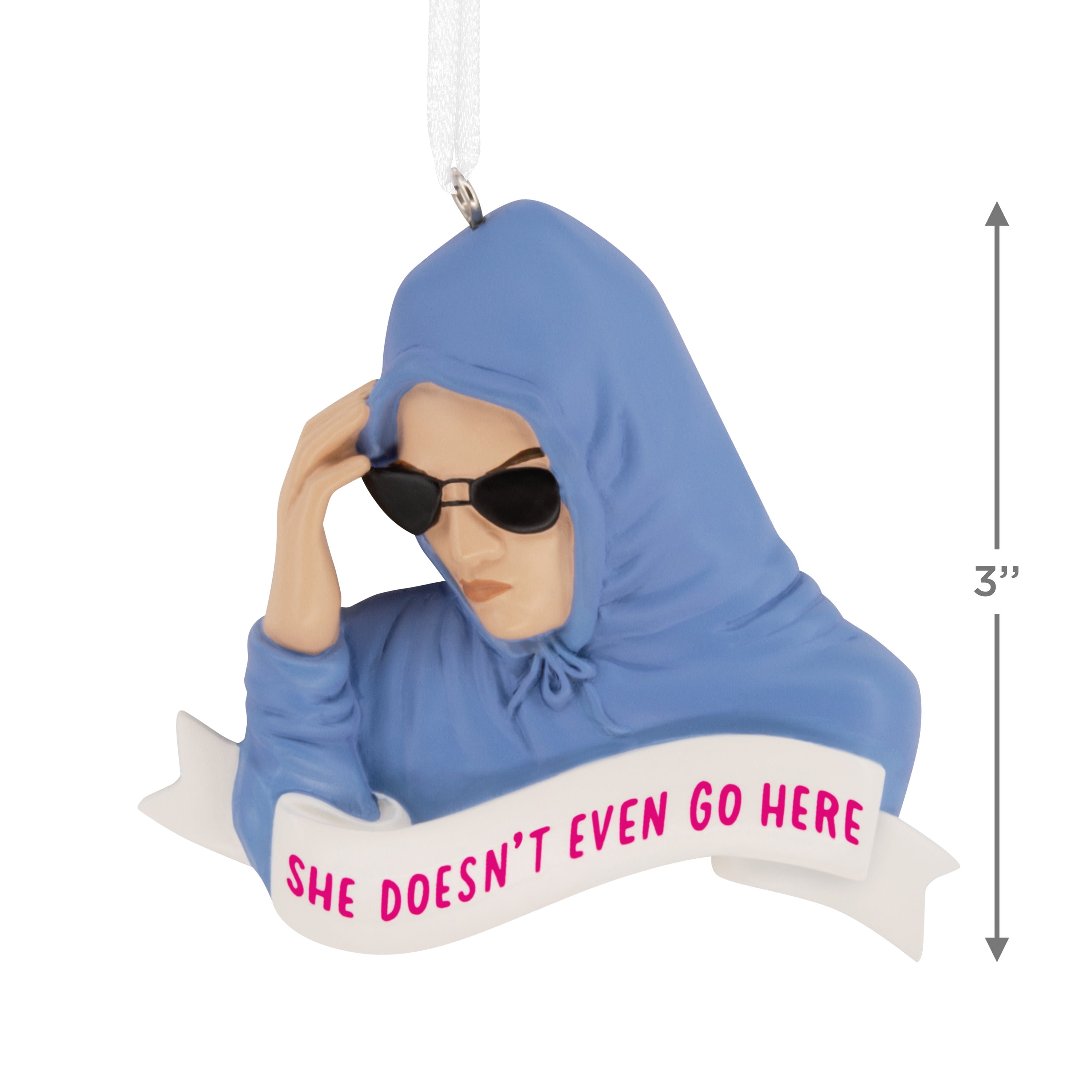 (2 pack) Hallmark Mean Girls Damien Christmas Ornament, 1 Count