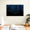 thumbnail image 3 of Elephant Stock Gothic Forest Wall Art - Horizontal Canvas Wall Art - Living Room Wall Decor - Gothic Canvas - Black And Blue Decor - 12" x 8", 3 of 8