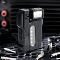 thumbnail image 3 of EDC Flashlight 1200 Lumens Super Bright Seven Modes Mini Pocket Sized Flat Flashlights Rechargeable Portable Small LED Dual Light With Clip IP68 Rotatable Magnetic Torches For Camping Emergency, 3 of 7