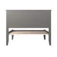 thumbnail image 6 of AFI Madison Full Solid Wood Platform Bed, Grey, 6 of 7