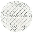 thumbnail image 5 of SAFAVIEH Fontana Shag Daniel Diamond Plush Area Rug, Ivory/Grey, 9' x 12', 5 of 10