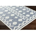 thumbnail image 3 of Mark&Day Outdoor Rugs, 8x10 Cantril Modern Indoor/Outdoor Denim Area Rug, Non Shedding Blue Ivory Carpet for Patio, Porch, Deck, Bedroom, Living Room or Kitchen (7'10" x 10'), 3 of 6