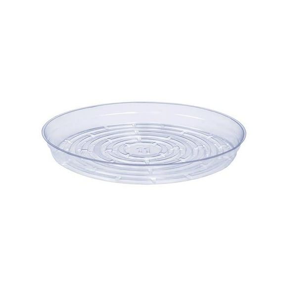 Curtis 5035725 11 in. Vinyl Plant Saucer, Clear - Pack of 200