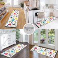thumbnail image 6 of Yayeee Runner Rug for Bedroom 2'x6' Machine Washable Hallway Non Slip Mat, Colorful Triangles, 6 of 8