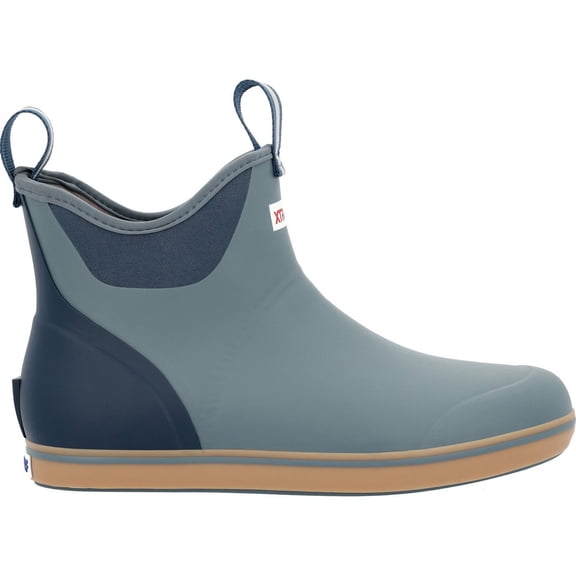 Men's Ankle Deck Boot, Stormy Blue, Size 10(M)