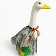 thumbnail image 6 of Halloween Porch Goose Outfits - Yard Goose Outfits Pumpkin Costume with Glasses Fall Halloween Goose Clothes for 23" Goose Outdoor Patio Yard Lawn Art Decoration, 6 of 6