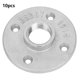 thumbnail image 1 of 10Pcs DN20 4 Holes Flange Base Hardware Tool 3/4' British Screw Thread, 1 of 4