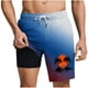 thumbnail image 1 of Pantalones Cortos Casuales para Hombre Imprimir con Bolsillos Pantalones de Playa de Cintura Elástica, Pantalones Cortos de Cintura Elástica para Hombre, 1 of 5
