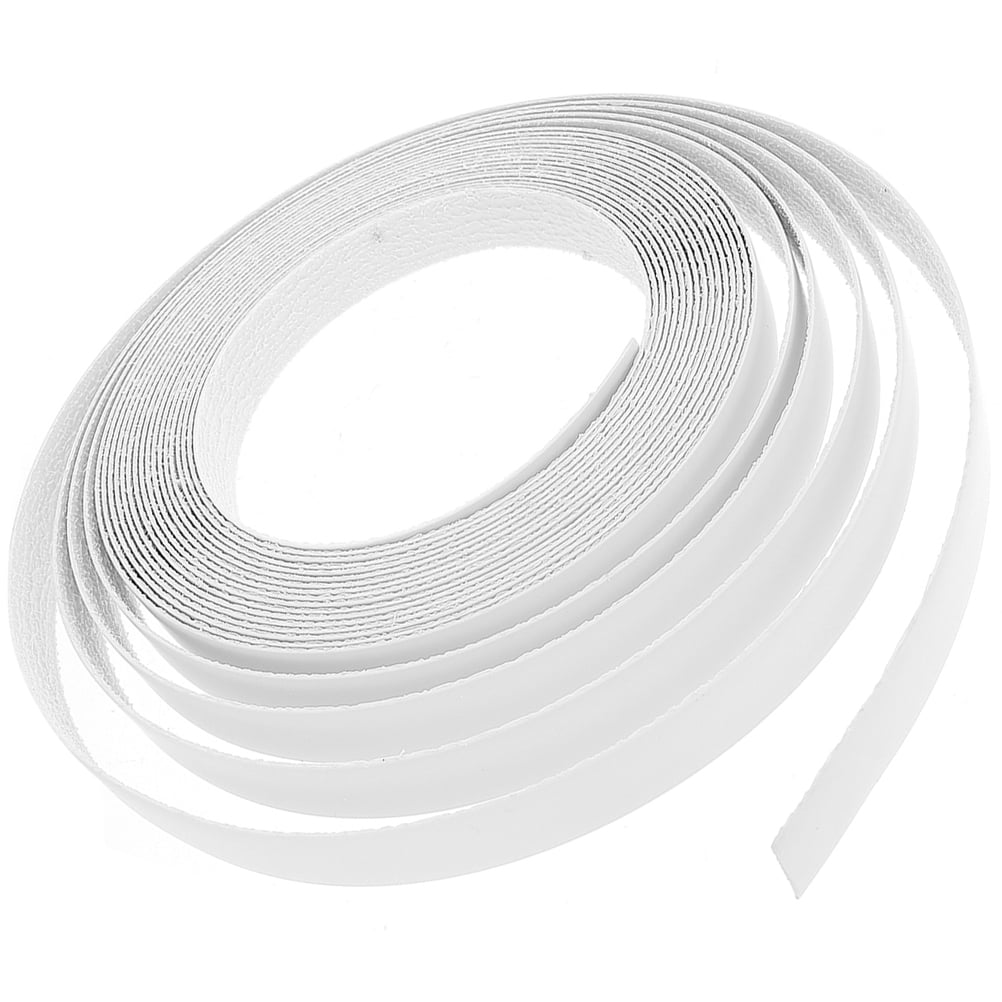 OUNONA White PVC Edging Tape for Furniture Restoration with Strong Adhesive Perfect for Decoration 10m