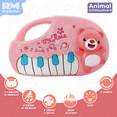 thumbnail image 2 of Juguete Piano de Animales Rm Regalomex 12 Teclas 20+ Sonidos rosa, 2 of 5