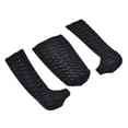 thumbnail image 2 of ZLight Tapis de Traction pour Planche de Surf, Tapis de Surf, Tapis de Pont en Eva, Adhérence, Tapis de Queue pour Planche à Roulettes, 3 Pcs/ensemble, Points Noirs, 2 of 6