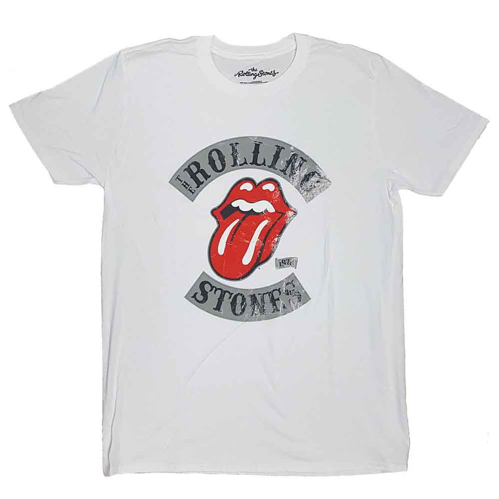 Distressed rolling stones t shirt sales